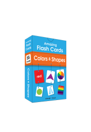 Amazing Flash Cards Colors & Shapes: Early Development of Preschool Toddler (55 Cards)