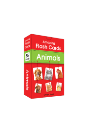 Amazing Flash Cards Animals: Early Development of Preschool Toddler (55 Cards)