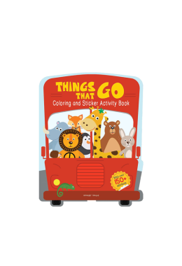 Things That Go - Coloring and Sticker Activity Book (With 150+ Stickers)