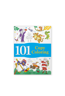 101 Copy Coloring: Fun Activity Book For Children