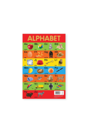 Alphabet Chart - Early Learning Educational Chart For Kids: Perfect For Homeschooling, Kindergarten and Nursery Students (11.5 Inches X 17.5 Inches)