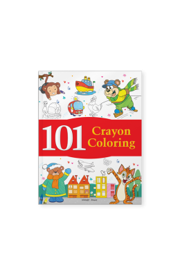 101 Crayon Coloring: Fun Activity Book For Children