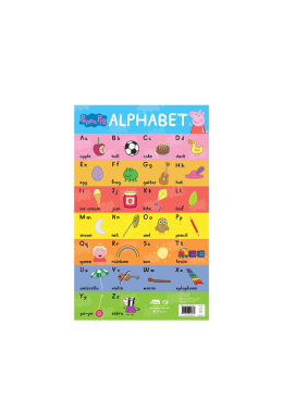 Learn with Peppa : Early Learning English Alphabet Chart for Children