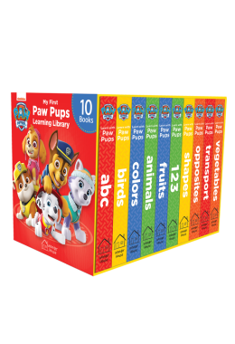 My First Paw Pups Learning Library: Boxset of 10 Board Books For Children