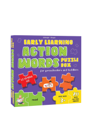 Early Learning Action Words Puzzle Box For Preschoolers And Toddlers - Learning Aid & Educational Toy (Jigsaw Puzzle for Kids Age 3 and Above)