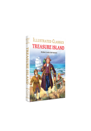 Treasure Island : llustrated Abridged Children Classic English Novel with Review Questions (Hardback)