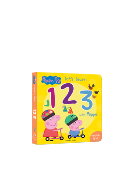 Peppa Board Book - Let's Learn 123 with Peppa - English & Hindi: Early Learning for Children