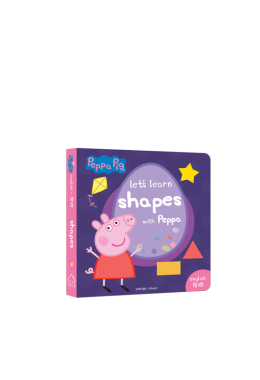 Peppa Board Book - Let's Learn Shapes with Peppa - English & Hindi: Early Learning for Children