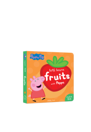 Peppa Board Book - Let's Learn Fruits with Peppa - English & Hindi: Early Learning for Children