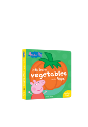 Peppa Board Book - Let's Learn Vegetables with Peppa - English & Hindi: Early Learning for Children