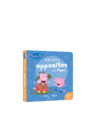 Peppa Board Book - Let's Learn Opposites with Peppa - English & Hindi: Early Learning for Children