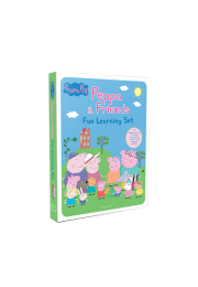 Peppa Pig - Peppa And Friends : Fun Learning Set (With Wipe And Clean Mats, Coloring Sheets, Stickers, Appreciation Certificate And Pen)