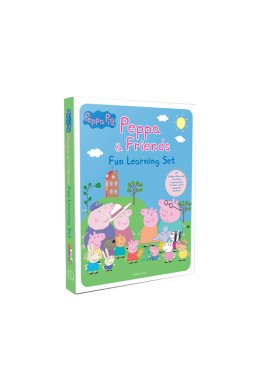 Peppa Pig - Peppa And Friends : Fun Learning Set (With Wipe And Clean Mats, Coloring Sheets, Stickers, Appreciation Certificate And Pen)