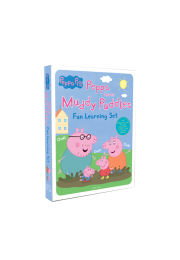 Peppa Pig - Peppa Loves Muddy Puddles : Fun Learning Set (With Wipe And Clean Mats, Coloring Sheets, Stickers, Appreciation Certificate And Pen)