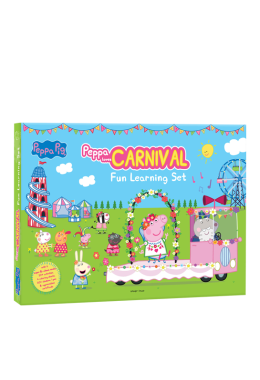 Peppa Pig - Peppa Loves Carnival : Fun Learning Set (With Wipe And Clean Mats, Coloring Sheets, Stickers, Appreciation Certificate And Pen)