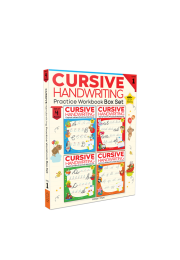 Cursive Handwriting - Small Letters, Capital Letters, Joining Letters and Word Family : Level 1 Practice Workbooks For Children (Set of 4 Books)