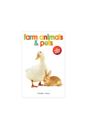 Farm Animals & Pets - Early Learning Board Book With Large Font : Big Board Books Series