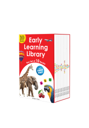 Early Learning Library - Box Set of 10 Books :  Big Board Books Series (Large Font)