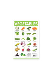 Vegetables - My First Early Learning Wall Chart: For Preschool, Kindergarten, Nursery And Homeschooling (19 Inches X 29 Inches)