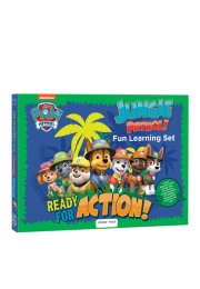 Nickelodeon Paw Patrol - Jungle Patrol! : Fun Learning Set (With Wipe And Clean Mats, Coloring Sheets, Stickers, Appreciation Certificate And Pen)