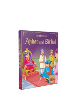 Witty Stories of Akbar and Birbal - Collection of 10 Books: Illustrated Humorous Stories For Kids