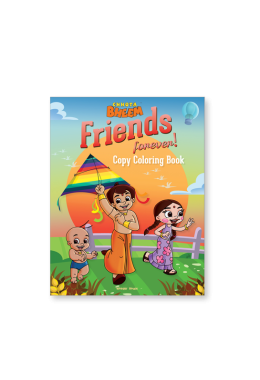 Chhota Bheem - Friends Forever: Copy Coloring Book For Kids