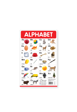 Alphabet - My First Early Learning Wall Posters: For Preschool, Kindergarten, Nursery And Homeschooling (19 Inches X 29 Inches)