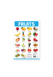 Fruits - My First Early Learning Wall Chart: For Preschool, Kindergarten, Nursery And Homeschooling (19 Inches X 29 Inches)