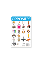 Opposites - My First Early Learning Wall Chart: For Preschool, Kindergarten, Nursery And Homeschooling (19 Inches X 29 Inches)